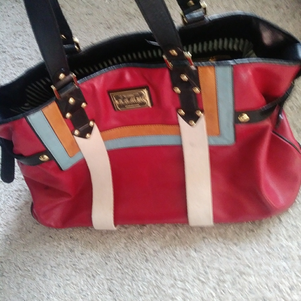 L.A.M.B Leather shoulder bag